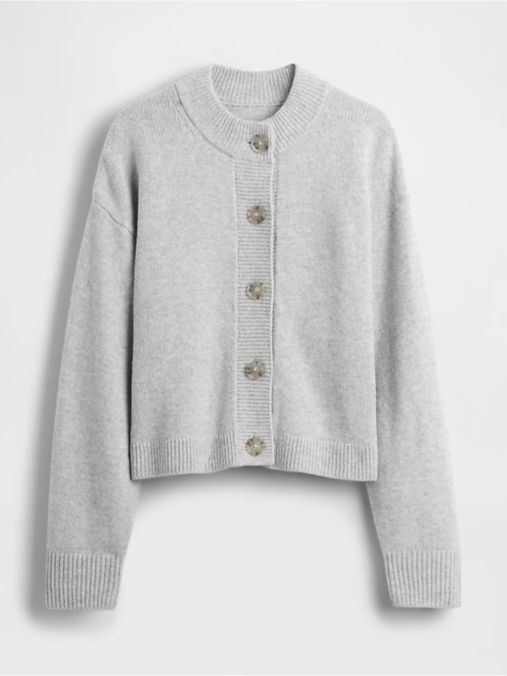 GAP CashSoft Oversized Chunky Cardigan in Grey